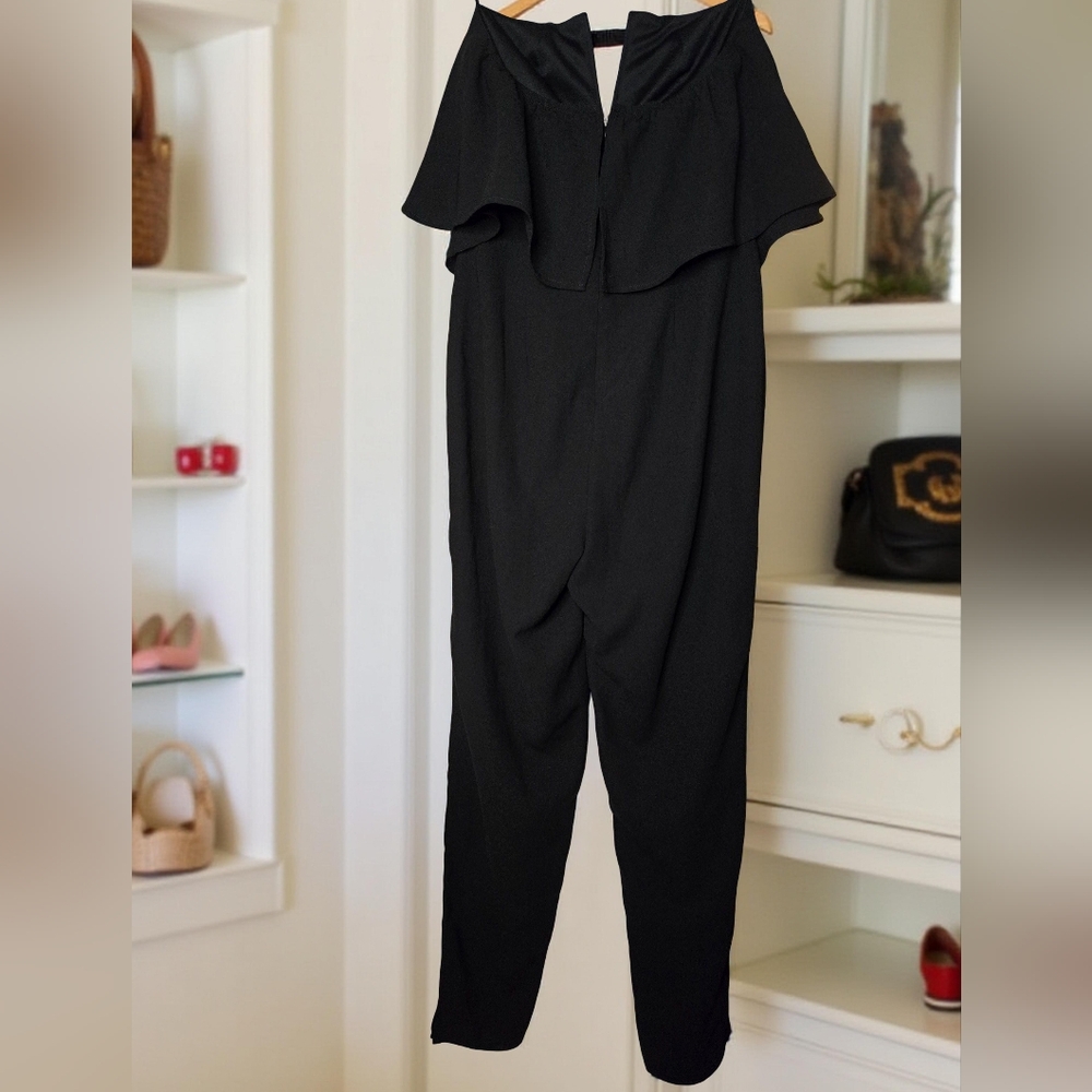 Chic Black Jumpsuit - Picture 2 of 3